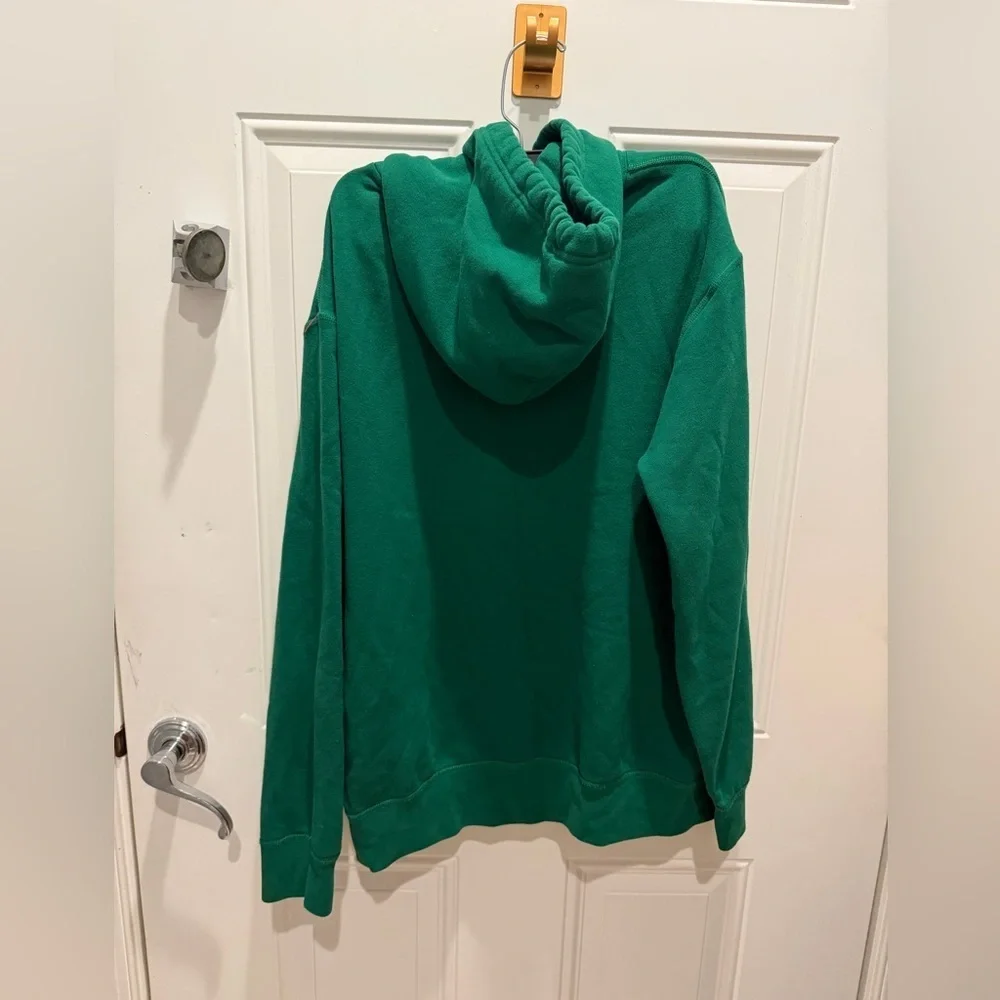 Polo Ralph Lauren Hoodie Pullover RL Green Fleece Logo Size L